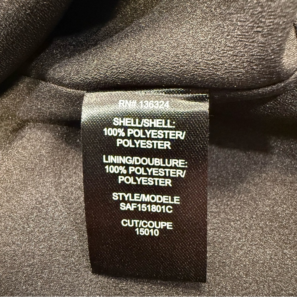 Halston Heritage Black Pleated Fit & Flare Cocktail Dress NWT Size 12 - Picture 12 of 13